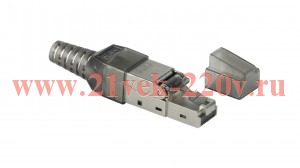 ITK Разъём RJ-45 FTP для кабеля кат. 6A полевая заделка