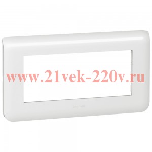 Рамка 5мод. Mosaic бел. Leg 078815L