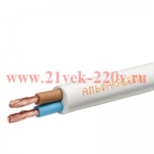 Провод ПВСнг(А)-LS 2х0.75 380В Б (бухта) (м) АЛЬФАКАБЕЛЬ 12856