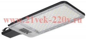 Светильник светодиодный ДКУ 1011-120Ш 5000К IP65 консольный IEK LT-DKU1-1011-120-50-K03