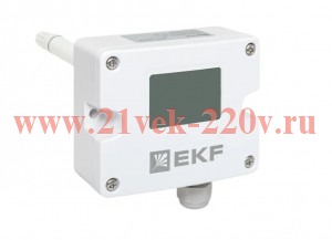 Преобразователь влажности и температуры канальный RS-485 EKF THT-102-RS