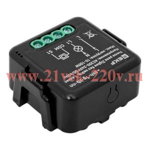 Реле в подрозетник 1-канальное без нейтрали Умное Zigbee Connect Select EKF ssh-1g-zb-nn