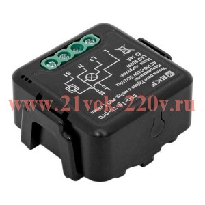 Реле в подрозетник 1-канальное с нейтралью 16А Умное Zigbee Connect Select EKF PRO ssh-1g-zb-pro