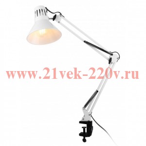 Светильник настольный ЭРА N-121-E27-40W-W белый
