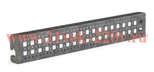 Рейка монтажная перфорированная Д600 широкая (уп.2шт) AleSta EKF AleSta-ARW600