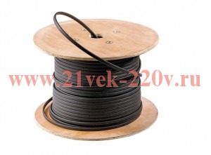 Кабель нагревательный саморег. SRL24-2CR 24Вт/м полиолефин 200м SRL24-2CR-200