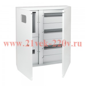 Корпус металлический ЩУРн-СТД-3-МП/52-0-645х610х145-IP41 УХЛ3 (3ф счетчик на МП 52 модуля 2 двери СТ