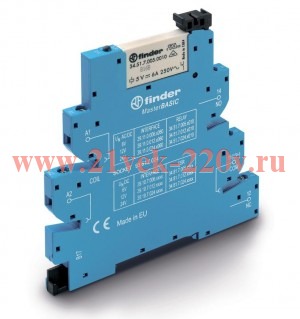 Модуль интерфейсный (сборка 34.51.7.060.0010 + 93.61.8.230) электромеханич. реле MasterBASIC 1CO 6А