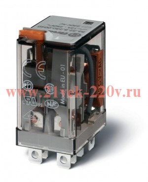 Реле миниатюрное 2CO 12А 24В DC FINDER 563290240040
