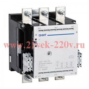 Контактор вакуумный CJX1-630/44K 630А(АС3) 4НО+4НЗ AC/DC 110В 50/60Гц CHINT 275696