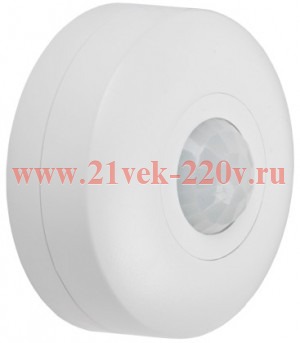 Датчик движения ДД 025 белый, 1200Вт, 360 гр.,6М,IP20,IEK