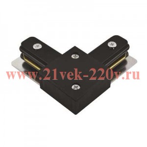 Коннектор шинопровода AC-1B-TL TOP-LINE угловой черн. IN HOME 4690612029375