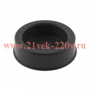Заглушка для двустенных труб, внутрення, полипропилен, прозрачная, д.75