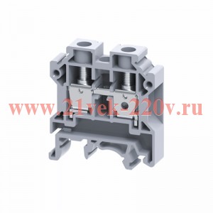 Клемма проходная винтовая OptiClip CTS-10-I-BU-57A-(0.5-10) син. КЭАЗ 289778