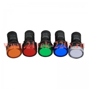 Лампа AD22DS(LED) матрица 22мм 24В AC/DC желт. КЭАЗ 303937