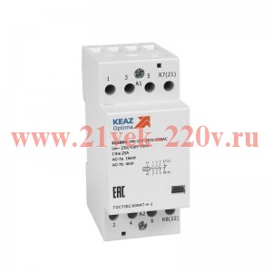 Контактор модульный OptiDin MK-100-2502-24AC КЭАЗ 321142