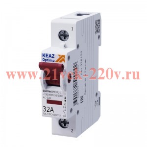 Выключатель нагрузки модульный OptiDin BM63PL-1100-УХЛ3 (ВМ63PL) КЭАЗ 328160