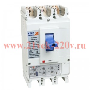 Выключатель автоматический OptiMat D400H MR2.1 ОМ4 РЕГ КЭАЗ 327472