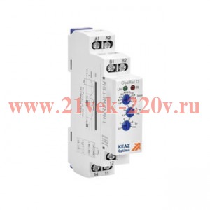 Реле контроля фаз OptiRel D PHS-3-1M-06-PP-2 повышенного/пониженного настр асимметрии 3Ф 2СО КЭАЗ 33