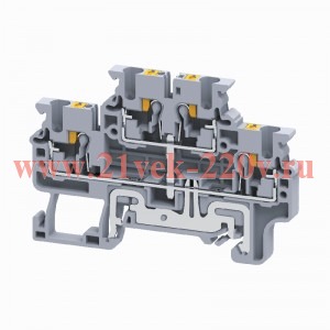 Клемма заземляющая push-in OptiClip CPDLG-2.5-2L-PE-I-S-(0.2-2.5)-PEN КЭАЗ 331866