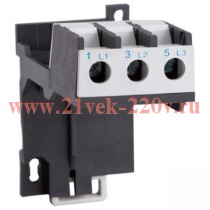 Блок клеммный OptiStart E LAEB3 для реле LRE322-365 КЭАЗ 334526