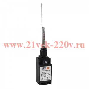 Выключатель концевой OptiLiS D4N-4180 пружина со стержнем кошачий ус EN 50047 XCKN2106P20 КЭАЗ 36531