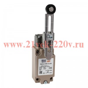 Выключатель концевой OptiLiS D4B-4116N рычаг регулируемый с роликом пластик. EN 50041 XCKJ10541H29 К