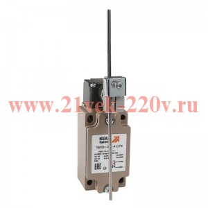 Выключатель концевой OptiLiS D4B-4117N шток регулируемый метал. EN 50041 XCKJ10559H29 КЭАЗ 365330