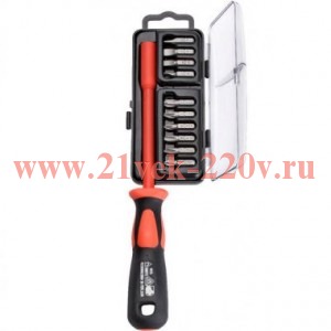 Диэлектрическая отвертка с набором бит НИО-5510 (КВТ)