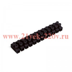 Зажим винтовой ЗВИнг-10А 1.5-6кв.мм черн. КВТ 87162