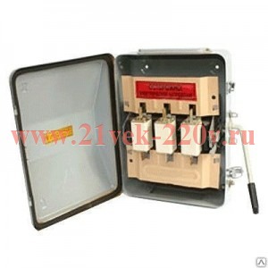 Ящик силовой с рубильником ЯБПВУ-1МУ3 100 А IP54 с ПН2