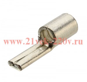 КВТ Наконечник штифтовой плоский НШП-2,5