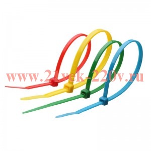 Стяжки нейлоновые КСС 5*300 (ж) (100шт.) (Fortisflex)