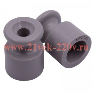 Изолятор пластиковый титан [упак. 10шт] Bironi B1-551-26-10