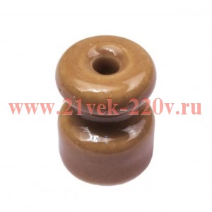 Изолятор ОП керамика бронз. (уп.50шт) Bironi R1-551-025-50