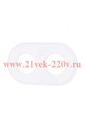 Рамка 2-м ретро керамика бел. Bironi BF2-620-01