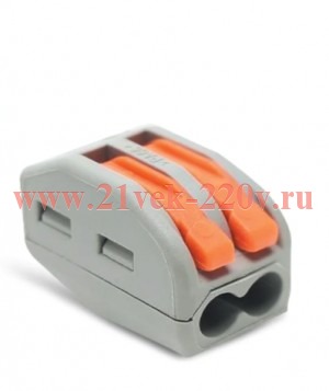 Клемма строительно-монтажная PCT-212 с рычагом 2 отверстия TOKOV ELECTRIC TKE-PCT-212/C100