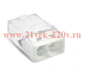 Клемма строительно-монтажная EU2.5 412 с пастой 2 отверстия TOKOV ELECTRIC TKE-EU2.5-412-P/C200