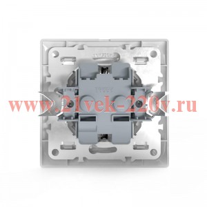 Розетка 1-м СП AVA 16А IP20 с заземл. защ. шторки в сборе бел. TOKOV LIGHT TKL-AV-R1FZSF-C01
