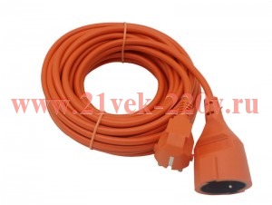 Удлинитель-шнур 1х10м с заземл. 6А 3х0.75 TOKOV ELECTRIC TKE-SS10-075-Z
