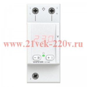 Вольтметр U1 red Welrok 4660251140458