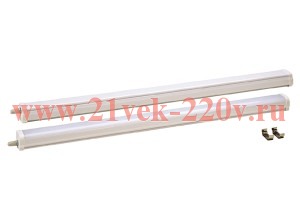 Светильник LED WP-E-1200-40-840-T-EL(сквозной/ББП 3часа) 40W/4000K 4800Lm 50000h IP65 1309x78x59 VS