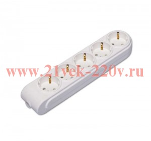 Колодка удлинителя 5-м с заземл. защ. шторки Makel N5210000