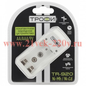 ЭРА Зарядное устройство ТРОФИ TR-920 компактное (1/6/24)