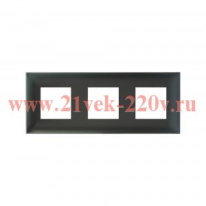 Рамка 6 модулей ARTLEBEDEV DKC Avanti из пластика, 