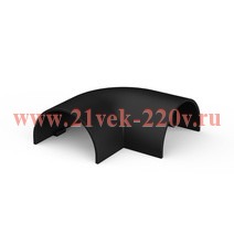 Угол Systeme Electric плоский MultiSet для кабель-канала 20х12 антрацит IMT20123BK