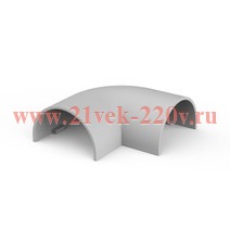 Угол Systeme Electric плоский MultiSet для кабель-канала 20х12 серый IMT20123GY