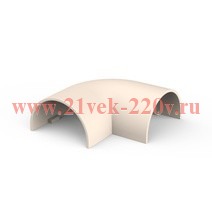 Угол Systeme Electric плоский MultiSet для кабель-канала 20х12 кремовый IMT20123BE
