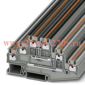 Многоярусный клеммный модуль Phoenix Contact PT 1,5/S-3PV 3213742