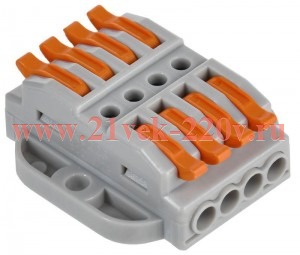 Клемма строительно-монтажная СМК 222-4144P IEK UKZ20-4144P-050